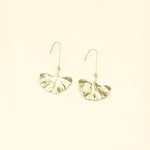 Boucles d'oreilles en acier inoxydable doré à l'or fin