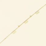 Bracelet en acier inoxydable doré à l'or fin