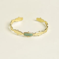 Bracelet Kacy en acier inoxydable doré à l'or fin