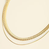 Collier doré à l'or fin