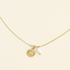 Collier doré à l'or fin